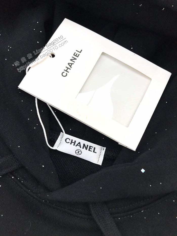 Chanel男裝 香奈兒秋冬新款星空流蘇珠片繡花衛衣 高版本 男女同款  ydi3221